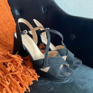 Black Block Heels